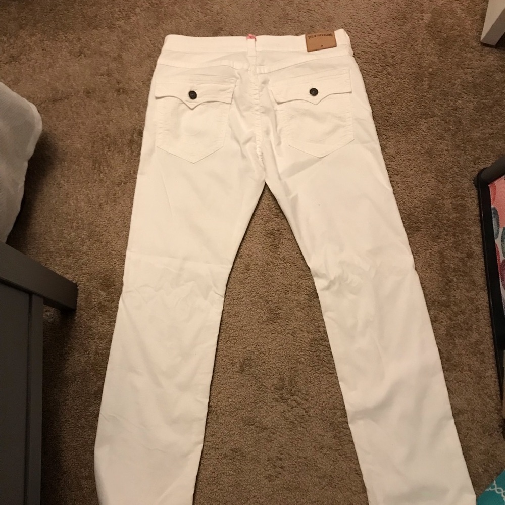 True religion white pants. Worn once.